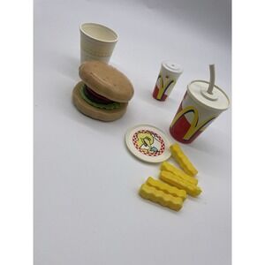 Vintage‎ Fisher Price Triple Cheeseburger  McDonalds Toys